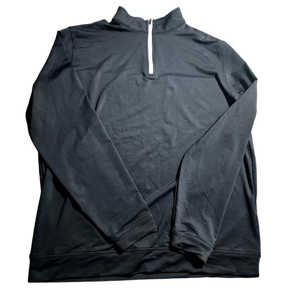 Peter Millar Wicking Long Sleeve 1/4 Zip Running Active Pullover Jacket XL